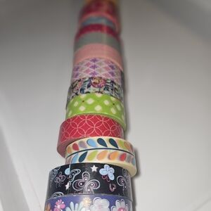Colorful Patterned Washi Tape Set